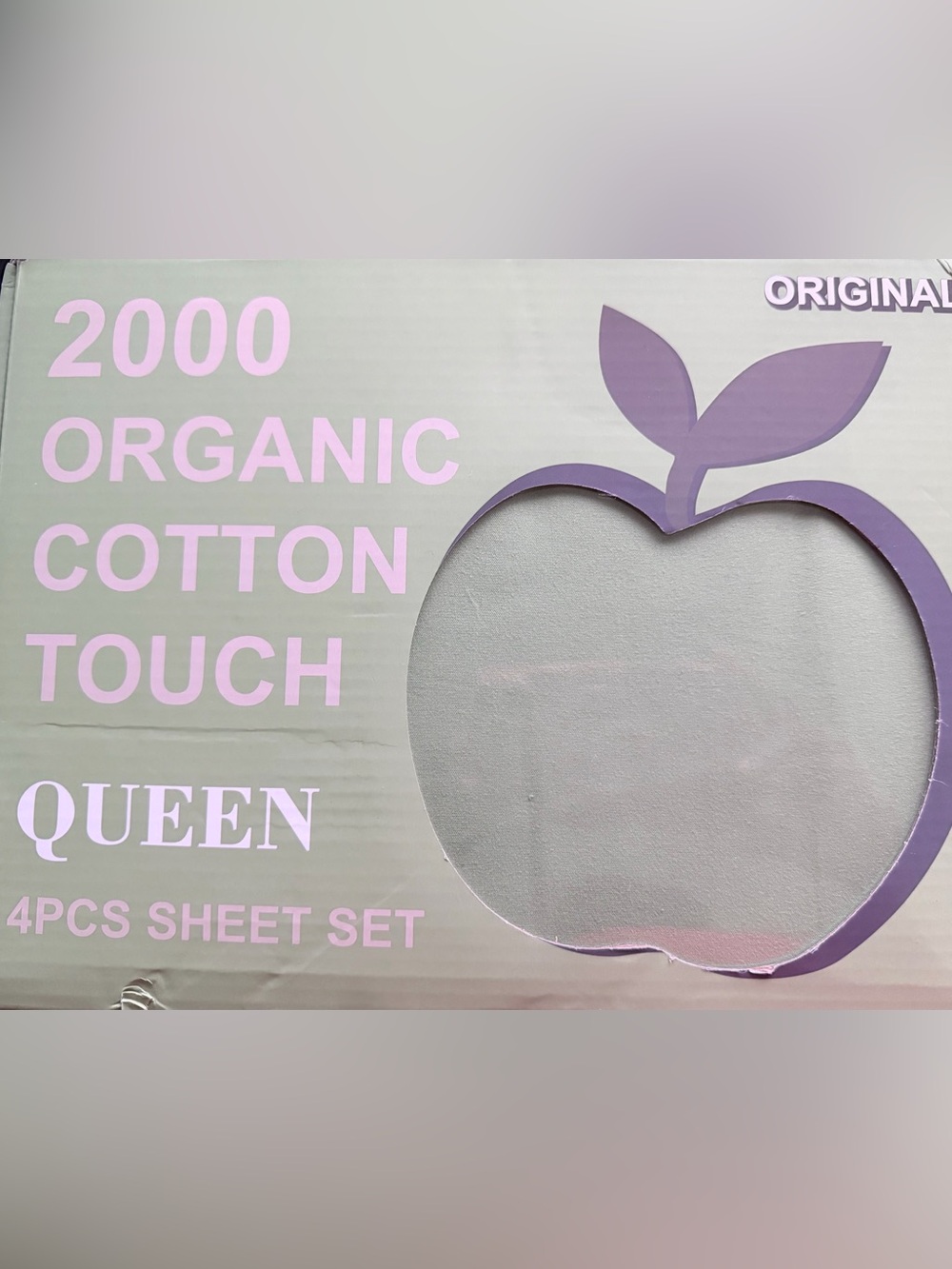Organic Cotton Bedding Set - Sage